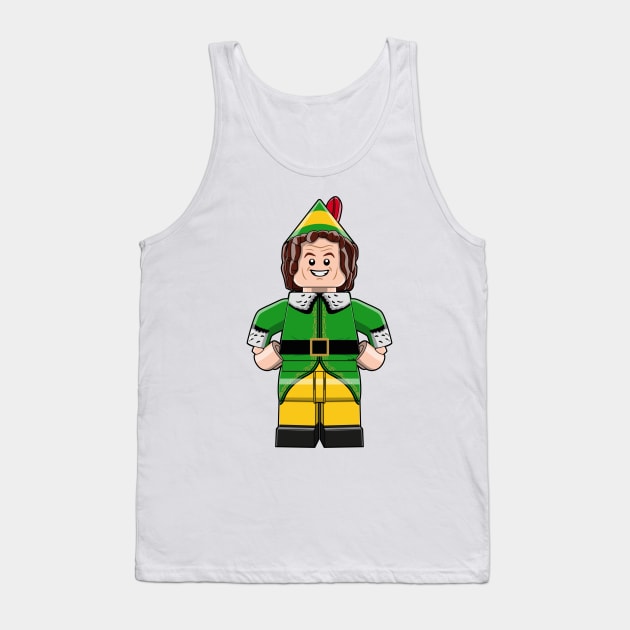 LEGO Buddy the Elf Tank Top by schultzstudio